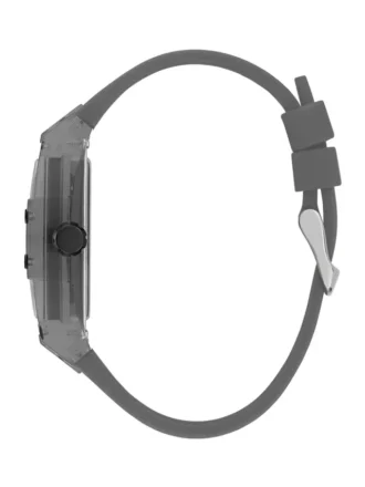 Grijs multifunctioneel horloge van kunststof en siliconen