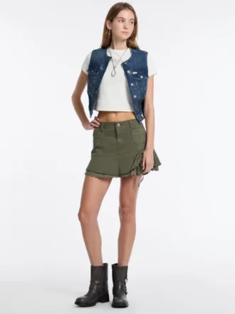 Guess Originals Cargo-rok met vetersluiting