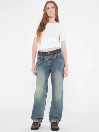 Guess Originals Carpenter-jeans met dubbele tailleband