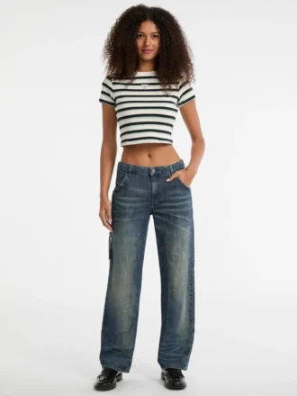 Guess Originals Core gestreept baby-T-shirt