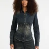 Guess Originals Denim Corset Top
