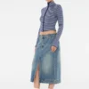 Guess Originals denim midi-rok Guess Originals denim midi-rok