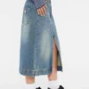 Guess Originals denim midi-rok Guess Originals denim midi-rok