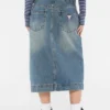 Guess Originals denim midi-rok Guess Originals denim midi-rok