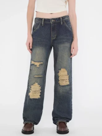 Guess Originals Distressed Carpenter Jeans