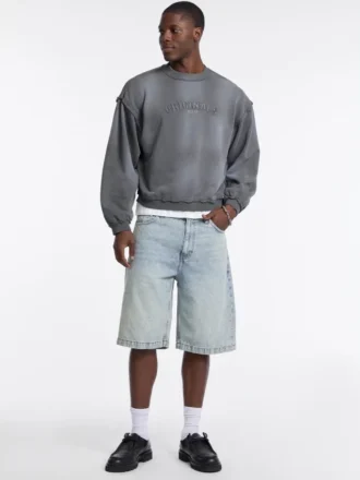 Guess Originals Eco Boxy T-shirt met applicatie en ronde hals