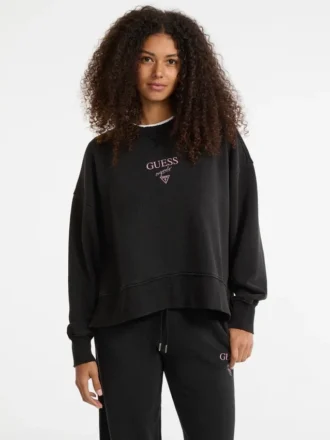 Guess Originals Eco Distressed Baker T-shirt met ronde hals