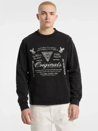 Guess Originals Eco lichtgewicht trui met ronde hals