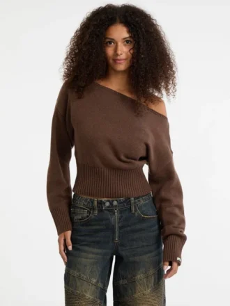 Guess Originals Eco off-shoulder trui