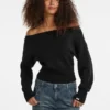 Guess Originals Eco off-shoulder trui