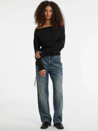 Guess Originals Eco off-shoulder trui