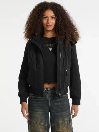 Guess Originals Eco parka met capuchon van imitatiebont