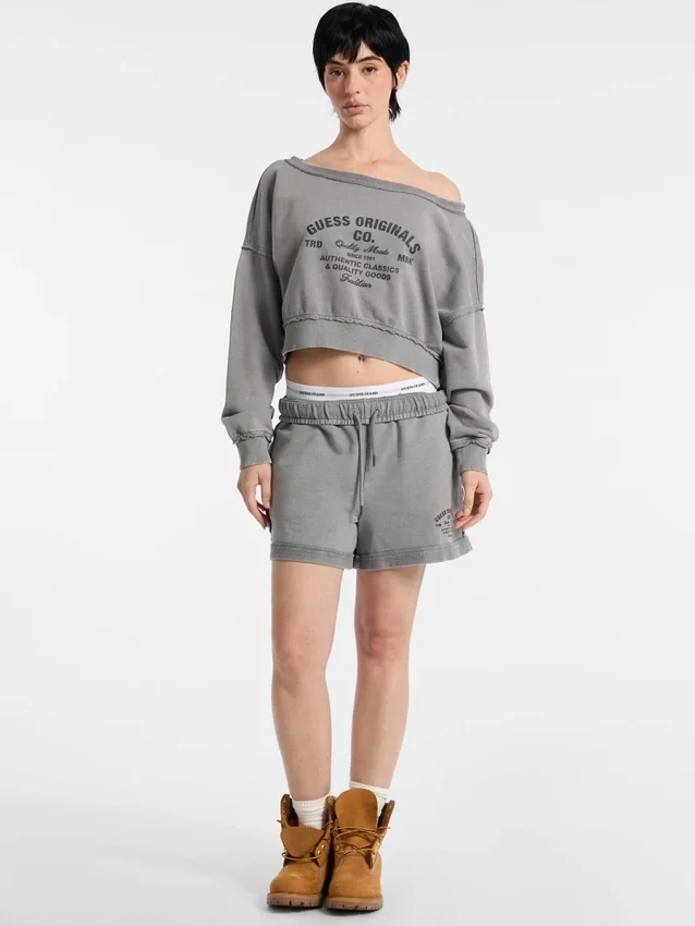 Guess Originals Eco-sweatshirt met boothals Guess Originals Eco-sweatshirt met boothals