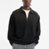 Guess Originals Eco-sweatshirt met halve rits Guess Originals Eco-sweatshirt met halve rits