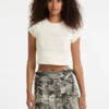 Guess Originals Eco T-shirt met ruwe rand en strass