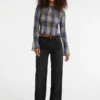 Guess Originals Eco T-shirt met smockwerk en meshprint