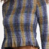 Guess Originals Eco T-shirt met smockwerk en meshprint