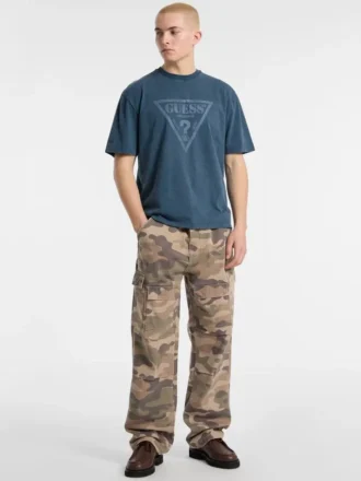 Guess Originals Eco Vintage T-shirt met driehoek