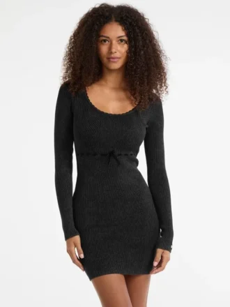 Guess Originals Eco Vintage Tie Mini-truien-jurk
