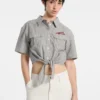 Guess Originals Eco Workwear top met strik Guess Originals Eco Workwear top met strik