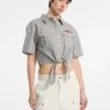 Guess Originals Eco Workwear top met strik Guess Originals Eco Workwear top met strik