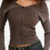 Guess Originals geribbeld vest met omgeslagen kraag Guess Originals geribbeld vest met omgeslagen kraag