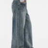Guess Originals jeans met dubbele opgestikte zakken en wijde pijpen
