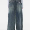 Guess Originals jeans met dubbele opgestikte zakken en wijde pijpen