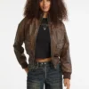Guess Originals pilotenjas van imitatieleer