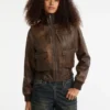 Guess Originals pilotenjas van imitatieleer