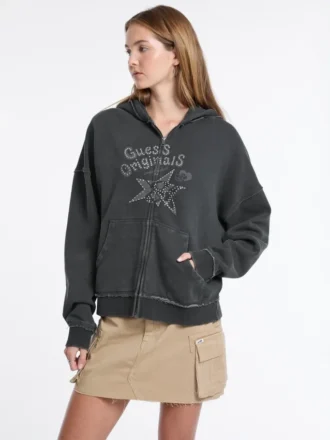 Guess Originals Star Rhinestone Hoodie