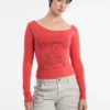 Guess Originals T-shirt met blote schouders