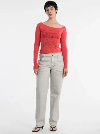 Guess Originals T-shirt met blote schouders