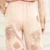 Gwen broek met geborduurde bloemen Gwen broek met geborduurde bloemen