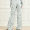 Gwen broek met geborduurde bloemen Gwen broek met geborduurde bloemen