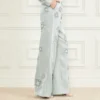 Gwen broek met geborduurde bloemen Gwen broek met geborduurde bloemen