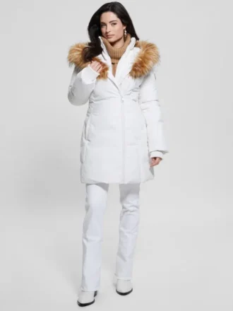 Halflange pufferjacke