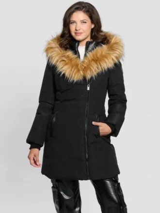 Halflange pufferjacke