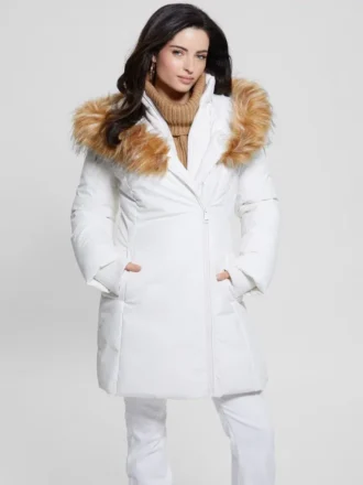 Halflange pufferjacke