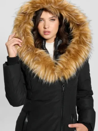 Halflange pufferjacke