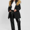 Halflange pufferjacke