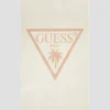 Handdoek met jacquardpalm-Triangle Logo