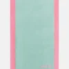 Handdoek met tweekleurige rand