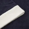 Handdoek met tweekleurige rand