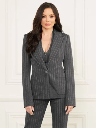 Hayden-blazer met krijtstreep Hayden-blazer met krijtstreep