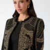 Helene jas met studs en borduursels Helene jas met studs en borduursels