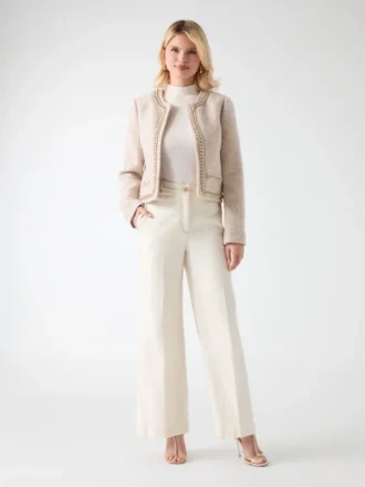 Helene kort tweed jasje