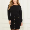 Hermione-trui-jurk met boothals Hermione-trui-jurk met boothals
