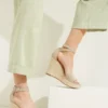 Hidy suède espadrille-sleehakken Hidy suède espadrille-sleehakken