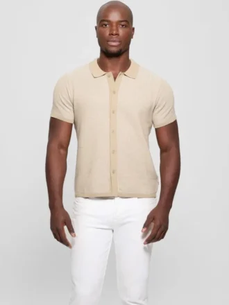 Highland-overhemd met textuur